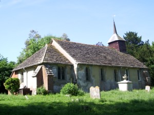 other side of Shermanbury church